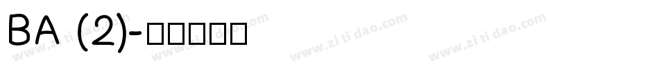 BA (2)字体转换